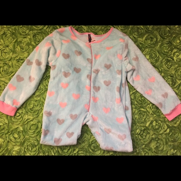 Kensie Girl Footie PJs - Picture 2 of 3